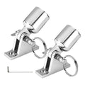 Set of 2 Bimini Top Deck Hinges 316 SS for Kayaks Canoes Yachts