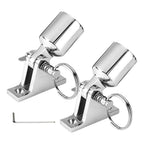 Set of 2 Bimini Top Deck Hinges 316 SS for Kayaks Canoes Yachts