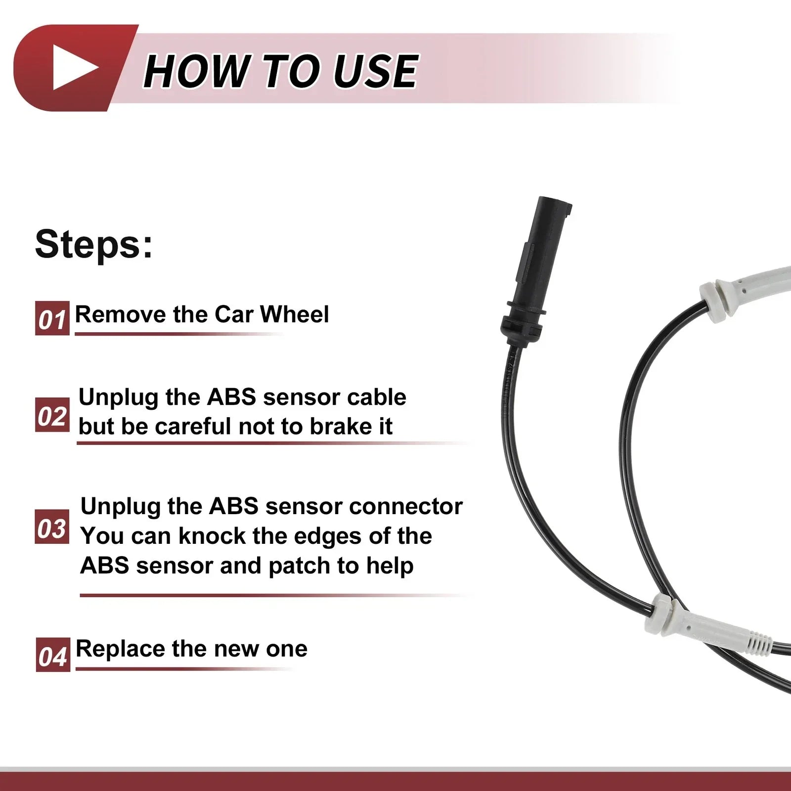 ABS Wheel Speed Sensor for BMW 520d 530d
