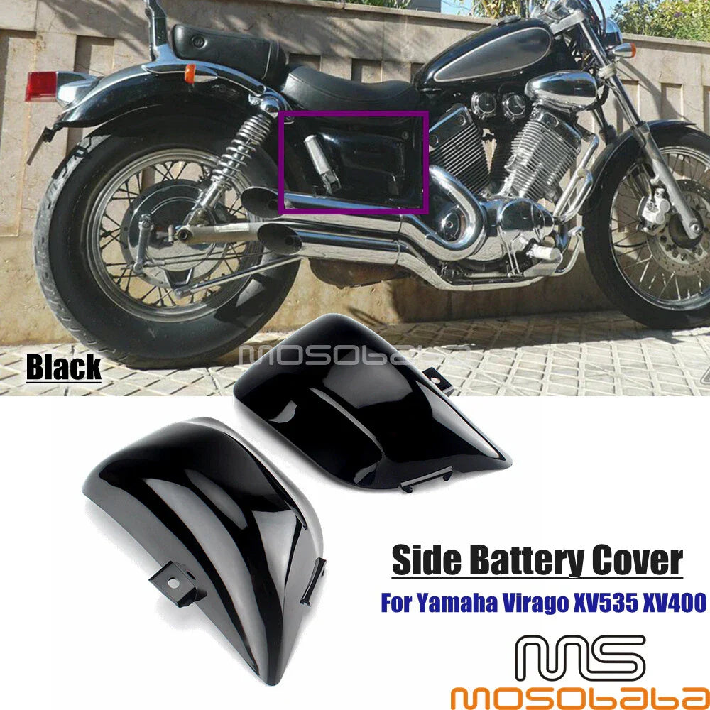 Motorcycle Battery Cover Panels for Yamaha Virago XV 535 XV 400 (1987-1999)