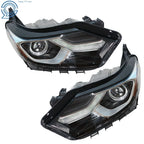 Set of 2 LED DRL Halogen Headlights for Chevrolet Equinox (2018–2020)