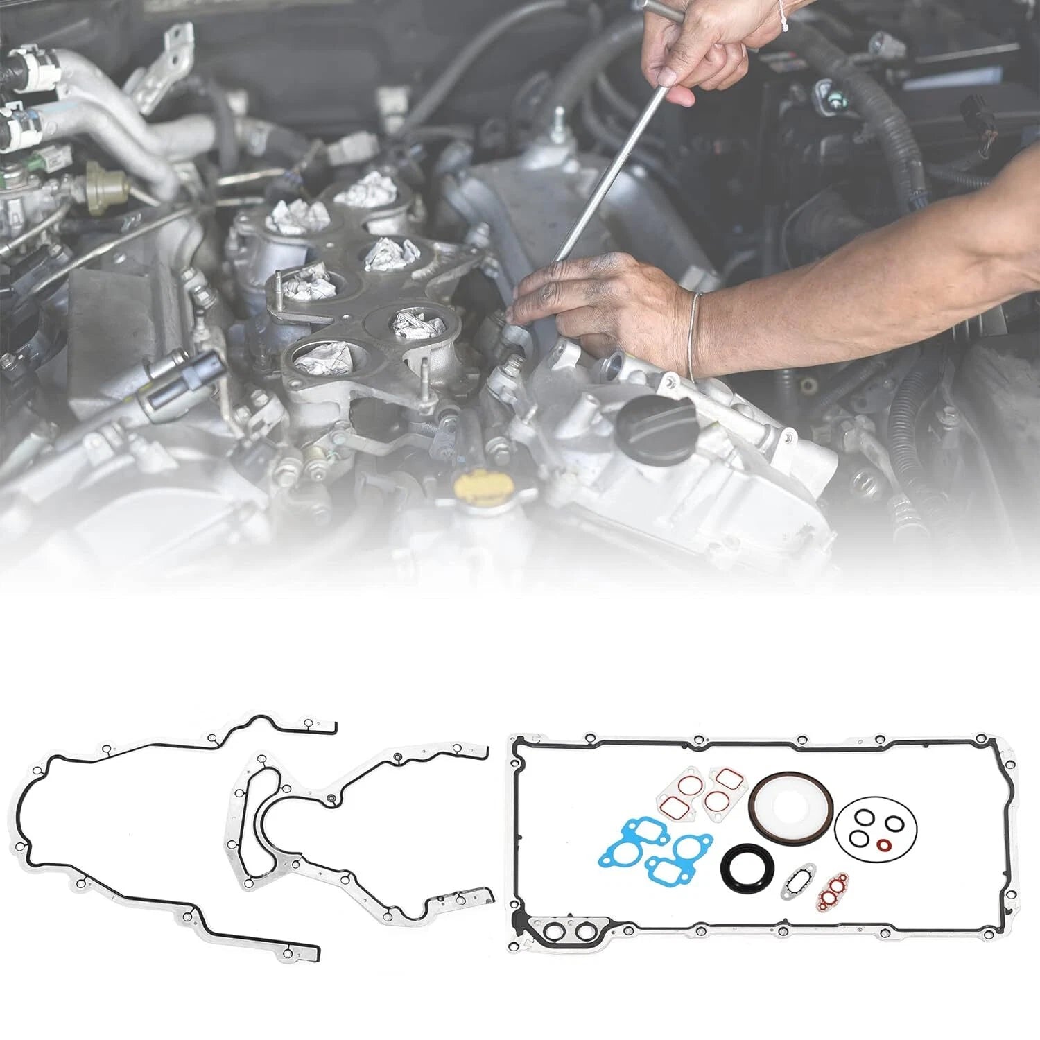 Lower Gasket Set for Chevrolet GMC Buick 4.8L 5.3L 6.2L OHV LS3 (2008–2011)