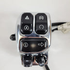 Left Backlit Switch Pack Chrome for Harley-Davidson Road Glide CVO (2018) 71500083B