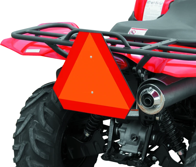 Safety Emblem for ATV (QuadBoss) - Orange