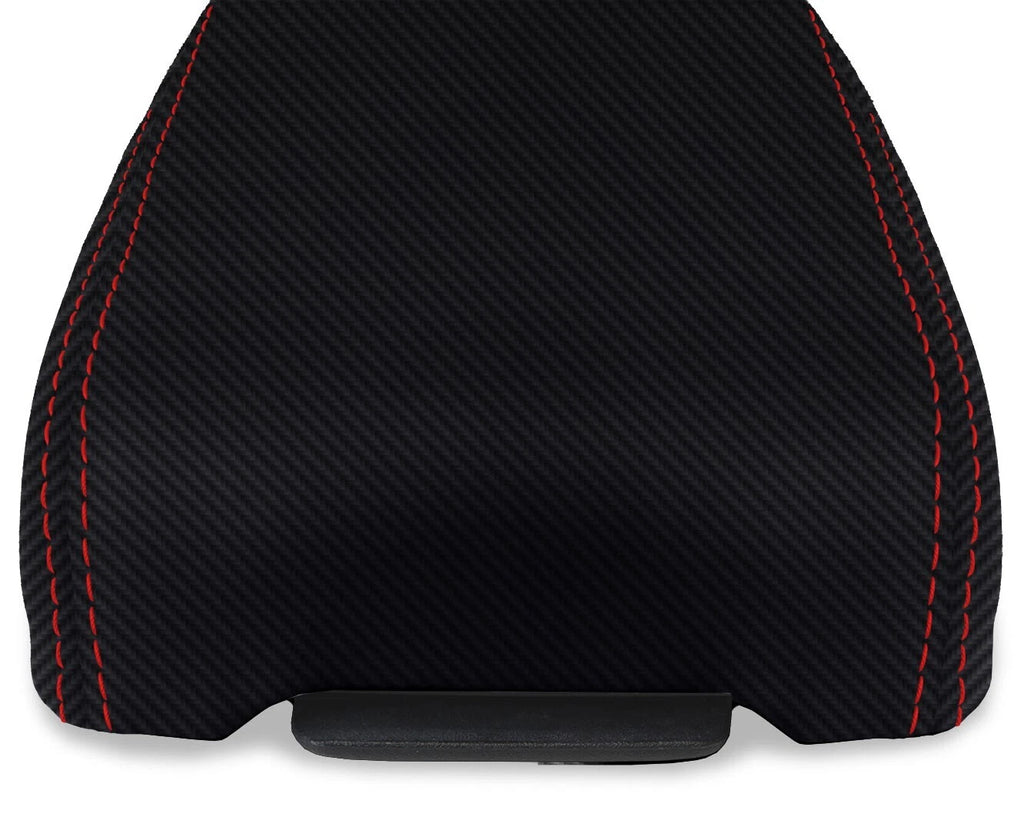 Console Armrest Cover for Chevrolet Colorado (1995–2005) Carbon Red Stitch
