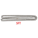 Set of 40 Roller Chain with 2 Connecting Links for Various Applications (5 ft)