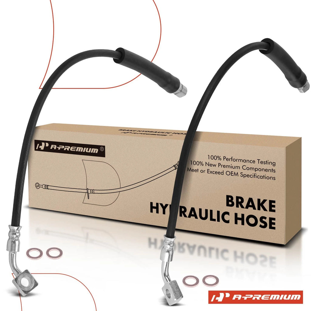 2X Front Brake Hydraulic Hose for Chevrolet Corvette (2014–2019)