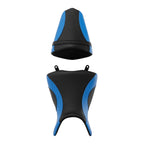 Black Blue Rider Driver & Passenger Seats for Yamaha YZF R3 (2015-2024)