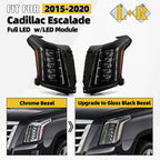 Full LED Headlight Set for Cadillac Escalade (2015–2020) Left+Right Pair