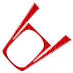 Carbon Fiber Red Gear Shift Panel Cover Trim for Volkswagen Passat B5 (2001–2005)