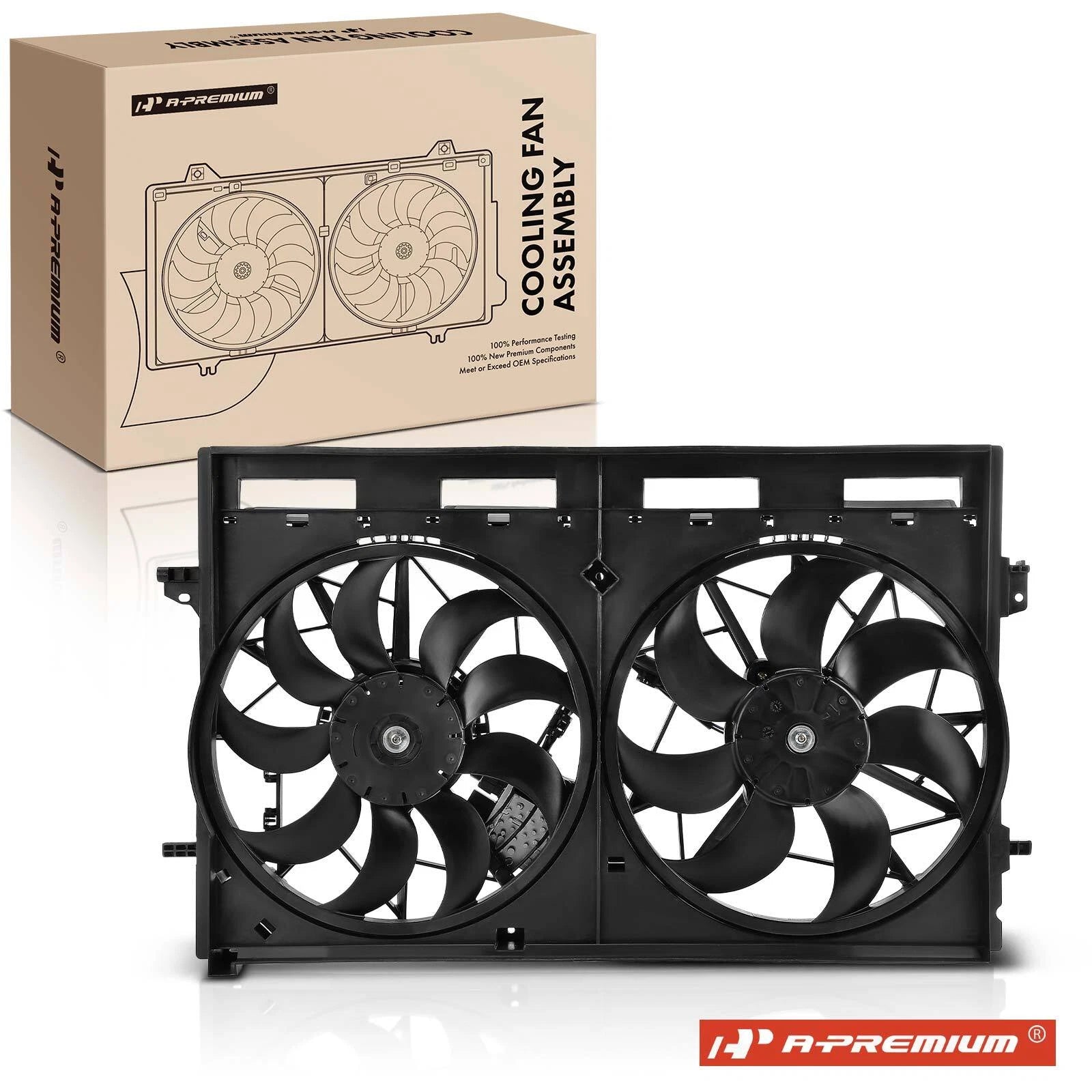 Dual Cooling Fan Assembly for Nissan Rogue (2021–2023)