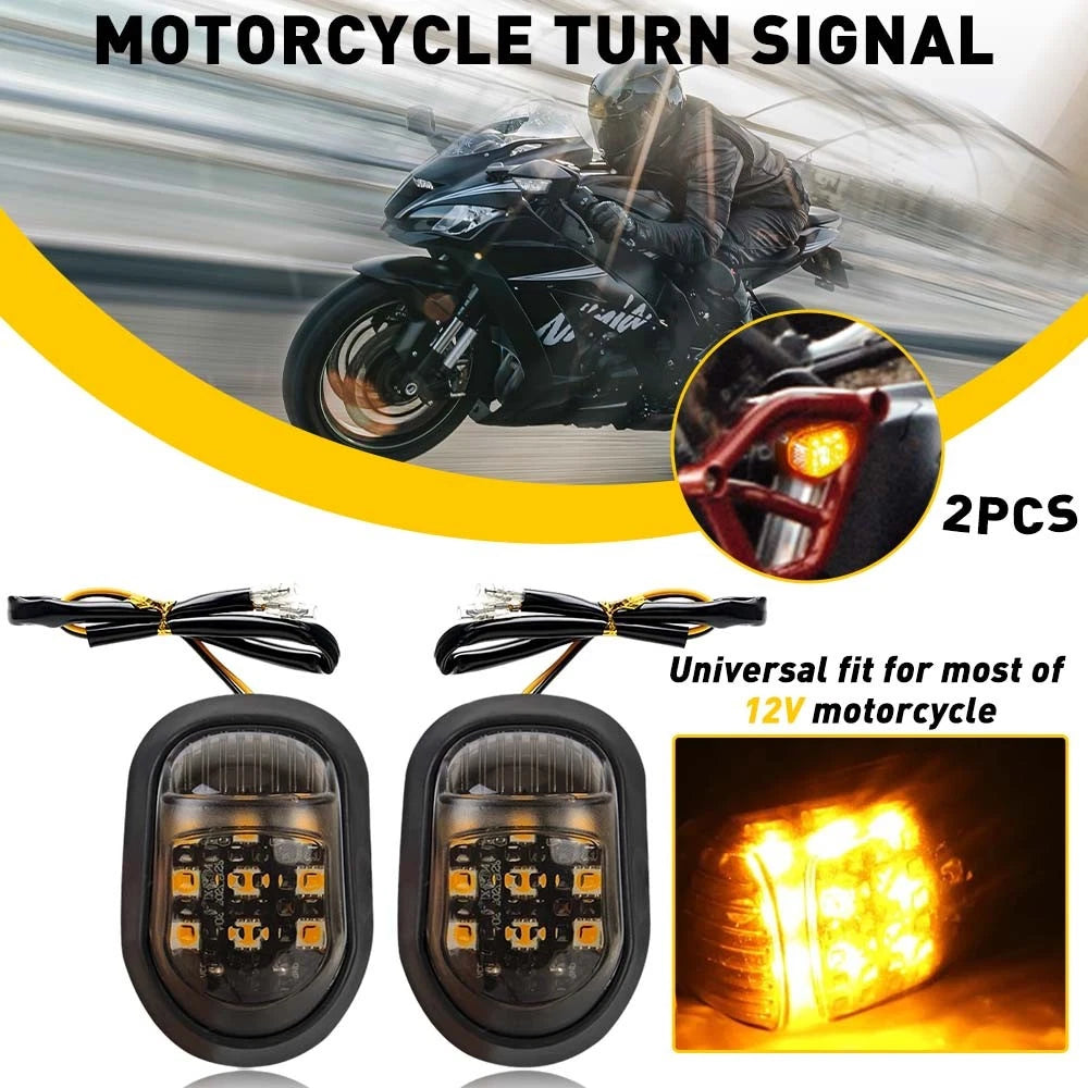 LED Turn Signal Blinker Light for Kawasaki Suzuki