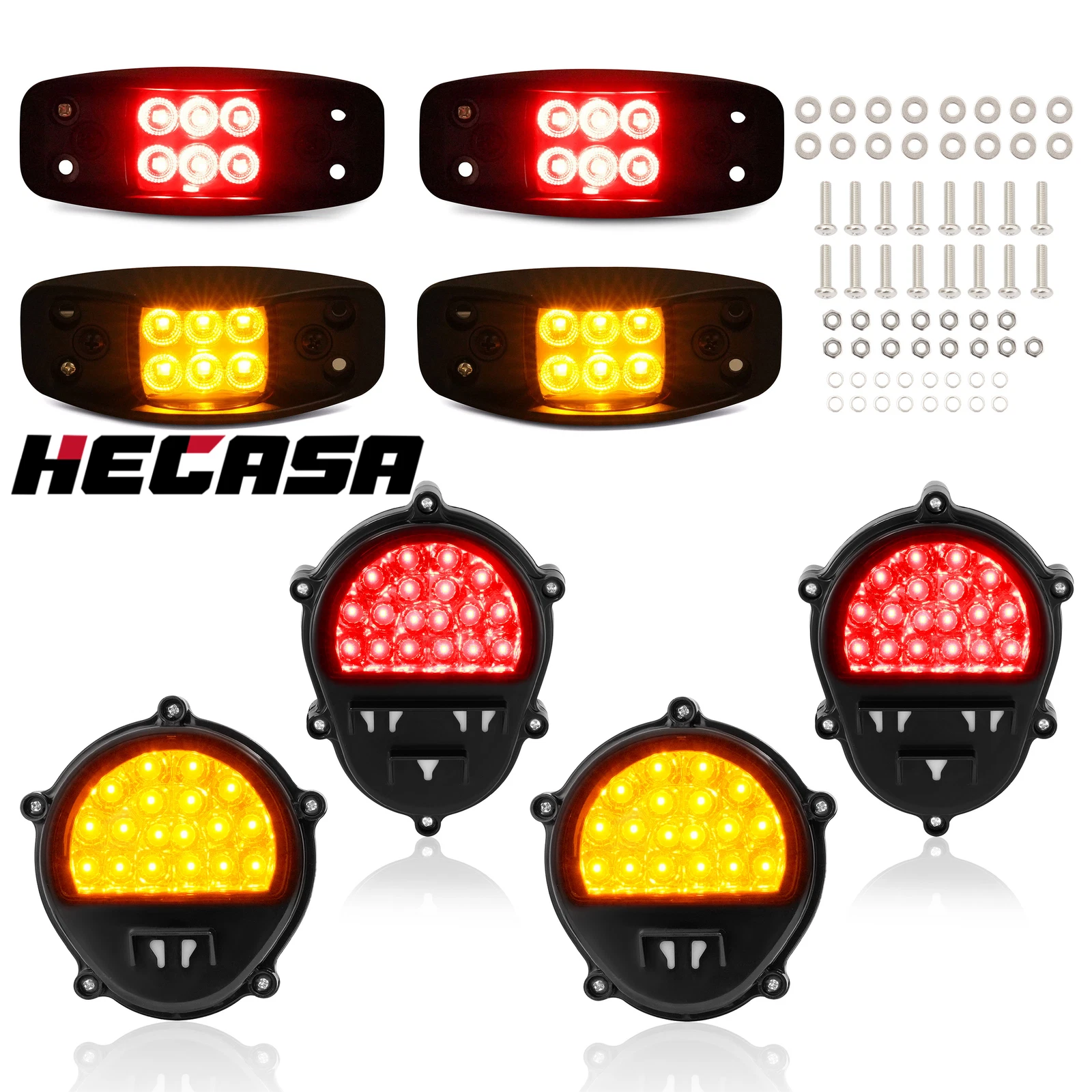 LED Side Marker Brake Turn Signal Lights for HUMVEE HMMWV (YYYY–YYYY)