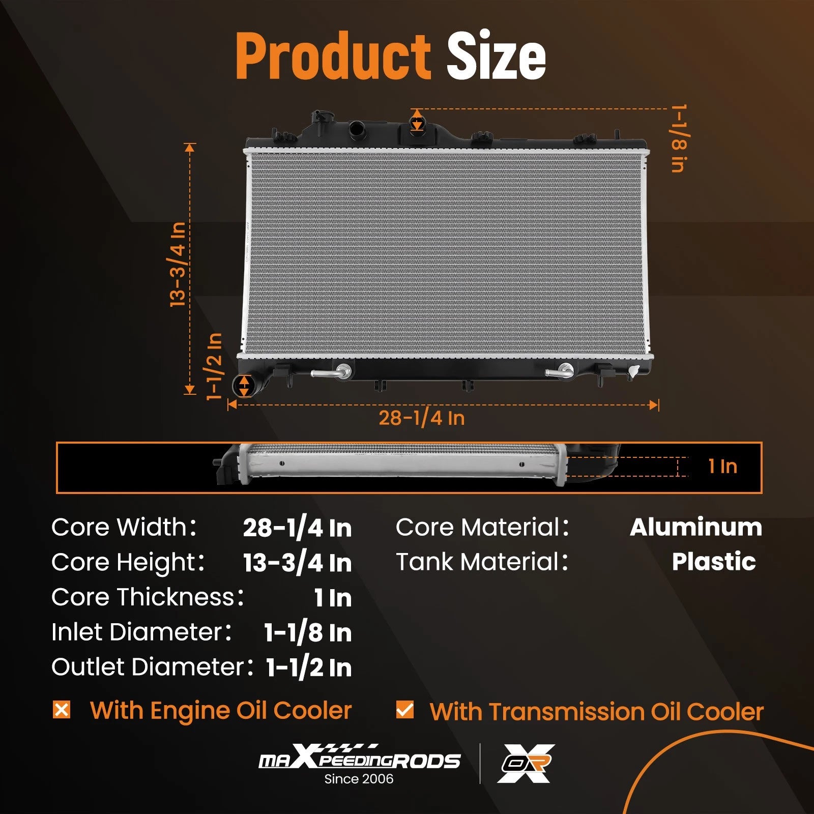 Radiator for Subaru Outback (2015-2019)