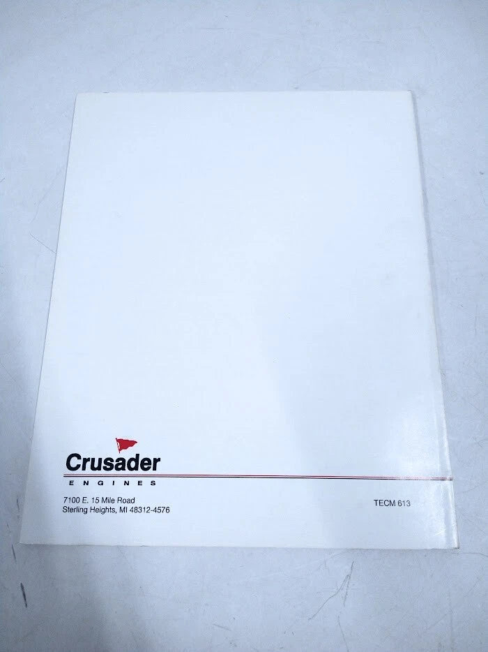 TECM613 Fuel Injection Operation & Maintenance Manual for Crusader XLi Series