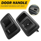 Set of 2 Interior Door Handles for Toyota Tacoma (2001–2004) 4Runner (1996–2002) Black PY