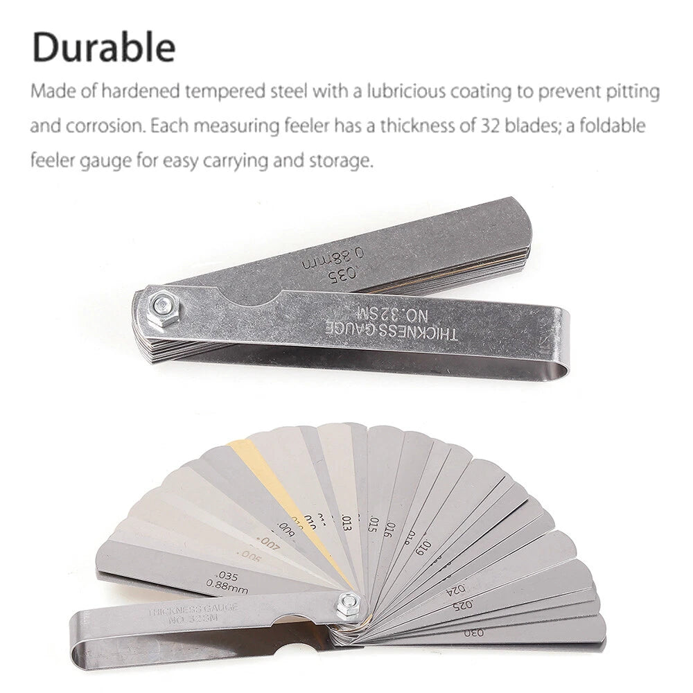 Feeler Gauge Set for Metric Measurements