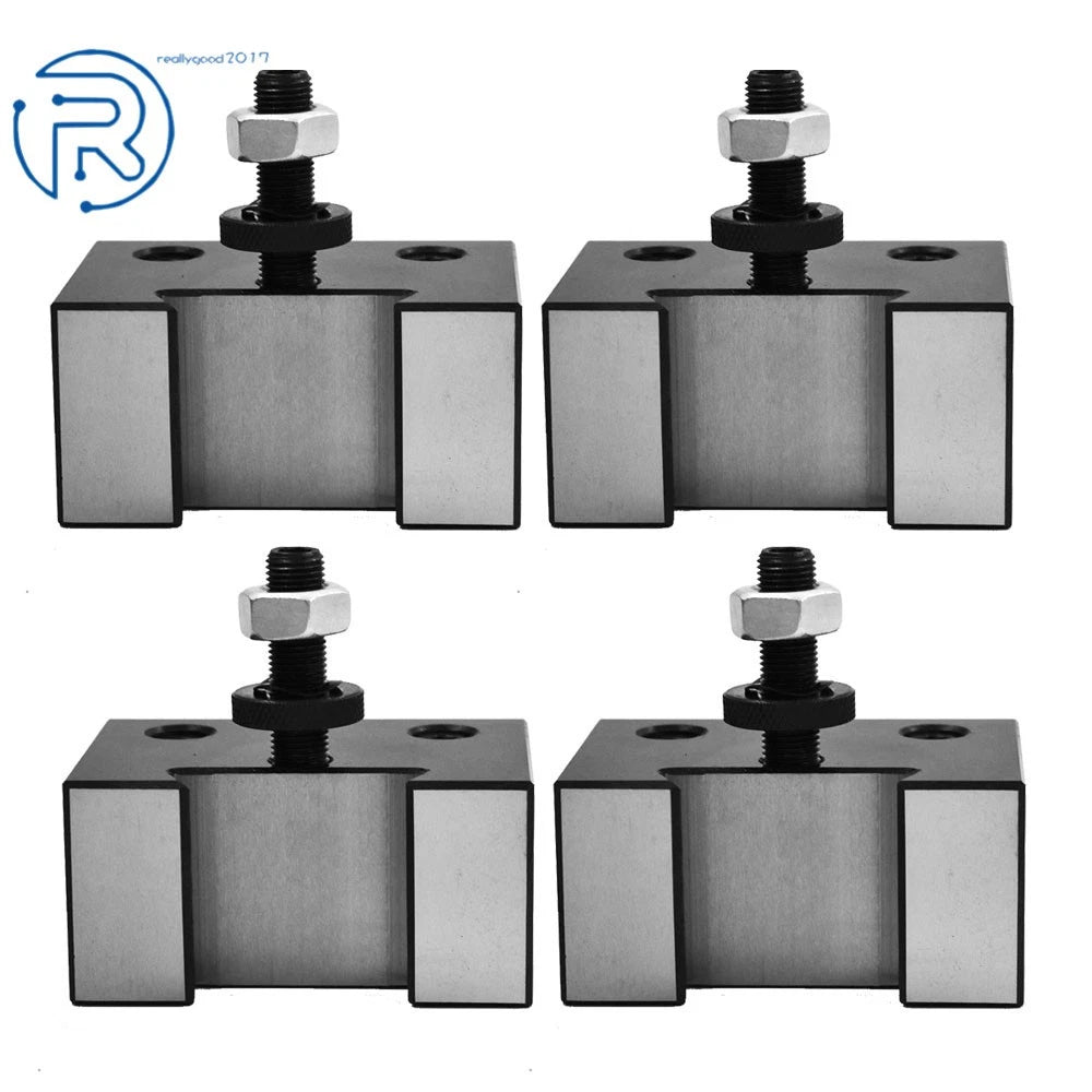 Set of 4 AXA 250-104 Quick Change Heavy Duty Boring Bar Tool Post Holder