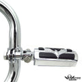 Foot Peg Clamps for Honda GoldWing GL1800 1500 (1" 1-1/4", Chrome)