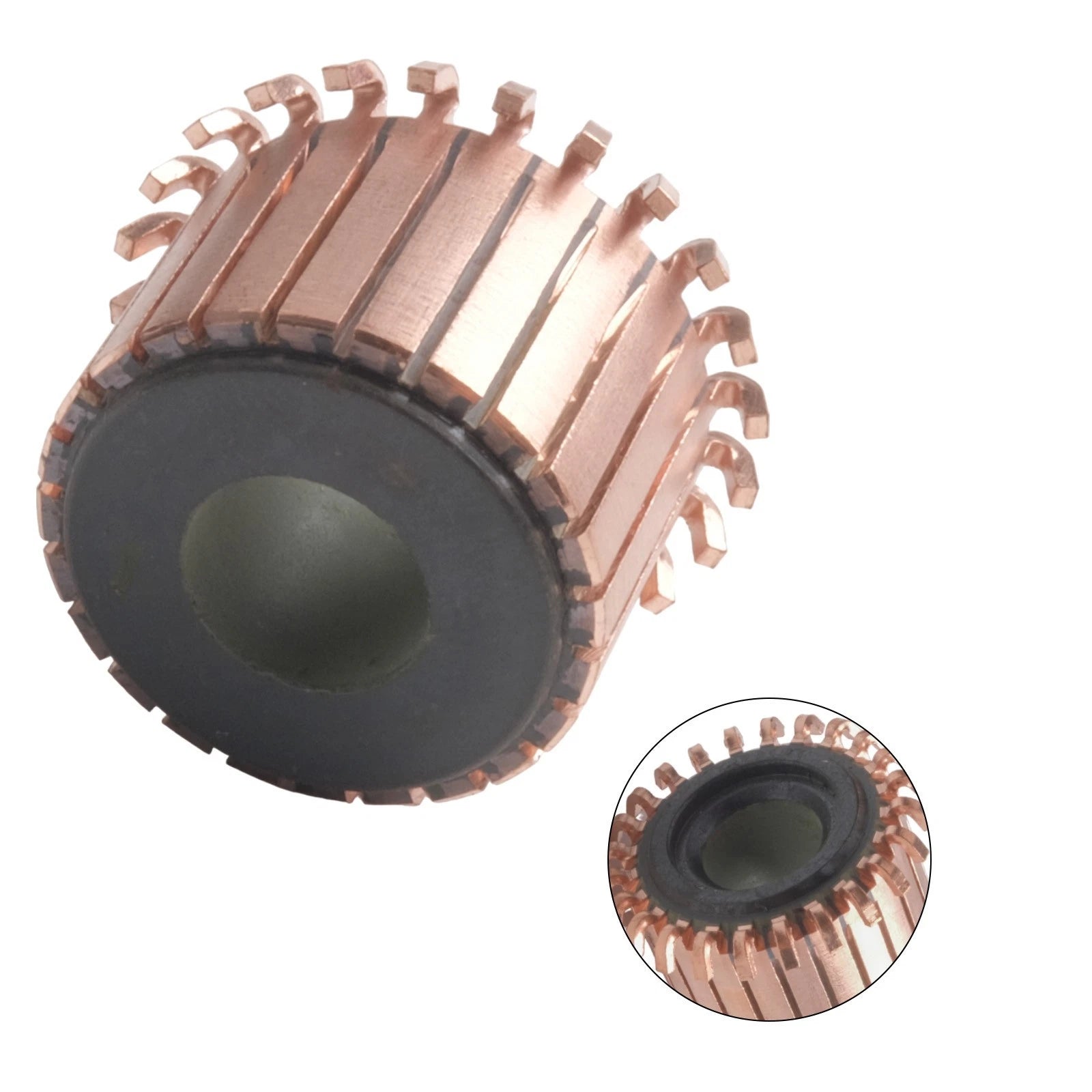 24 Gear Teeth Copper Commutator for Motor Functionality