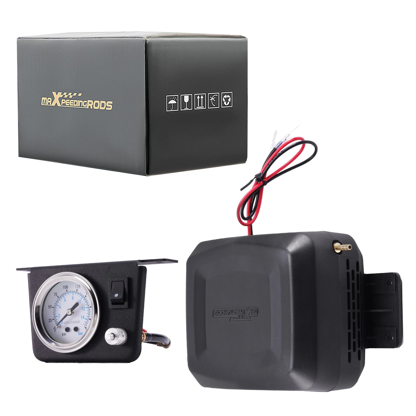 Onboard Air Compressor Controller for Air Spring Bag Kit