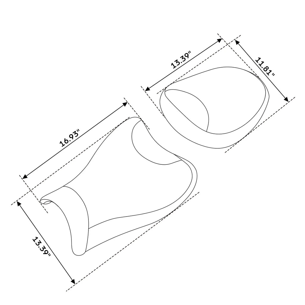 Driver & Passenger Seat for Suzuki Hayabusa GSX1300R (2008–2020)