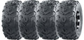 Set of 4 WANDA ATV Tires 20x7-8 & 22x11-10 6PR for ATV