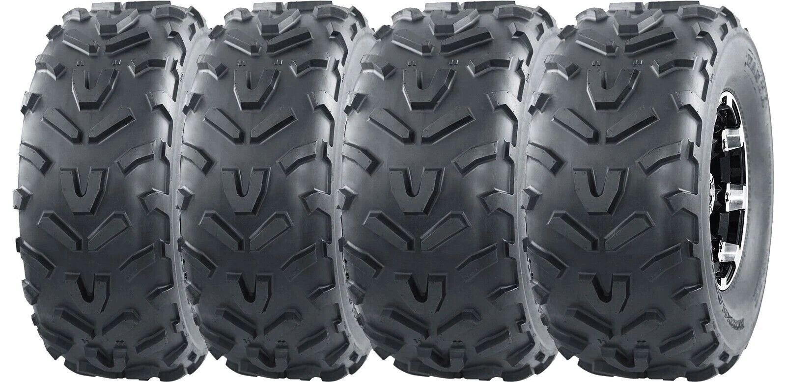 Set of 4 WANDA ATV Tires 20x7-8 & 22x11-10 6PR for ATV