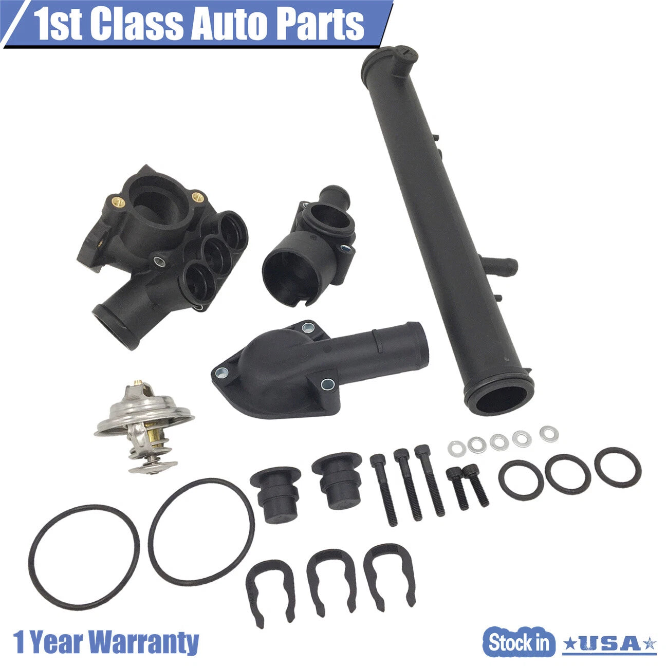 Thermostat Housing Kit for VW Eurovan Golf Jetta Passat Corrado (1992–2003)