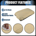 Armrest Protector Cover for Hyundai Santa Fe 2019-2020 Neoprene Light Brown