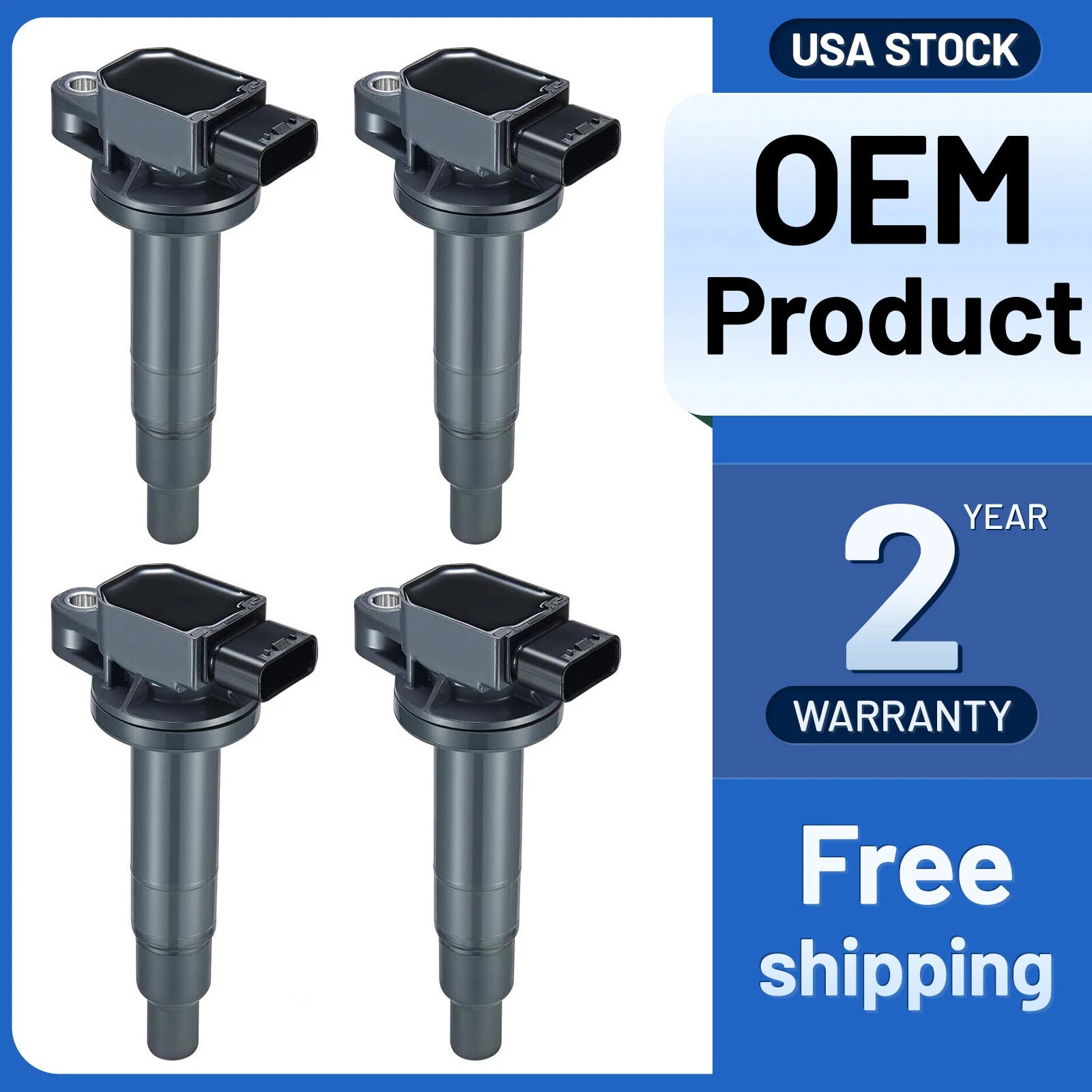 Ignition Coils for 2004-2006 Scion xB 1.5L L4 (4-Pack)