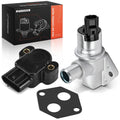 2X Idle Air Control Valve & Throttle Position Sensor for Ford 