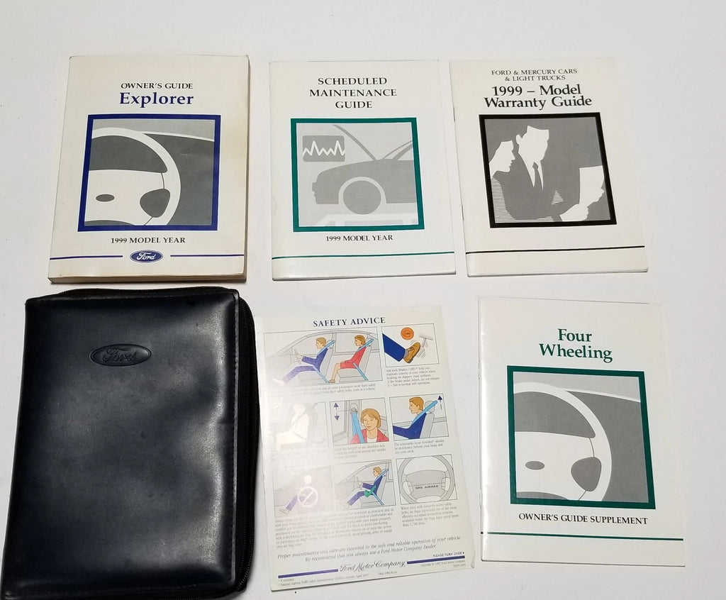 Owners Manual for Ford Explorer (1999)