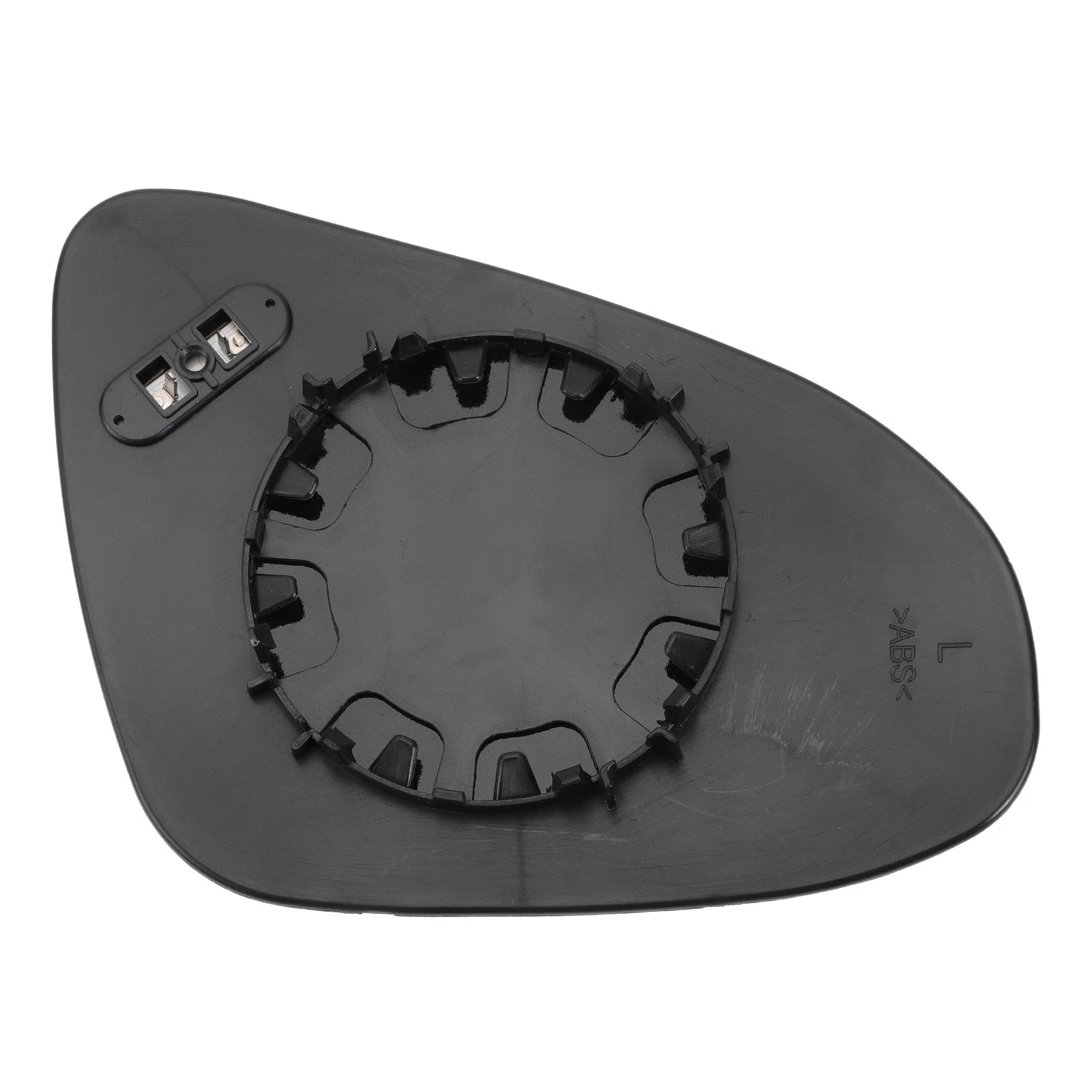 Left Side Heated White Mirror Glass for Toyota C-HR (2016–2023)