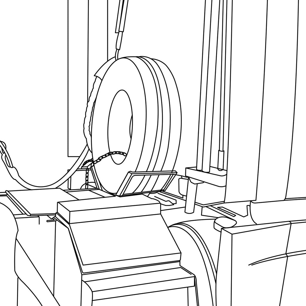 Spare Tire Carrier Mount Holder for Semi Trucks (Adjustable)