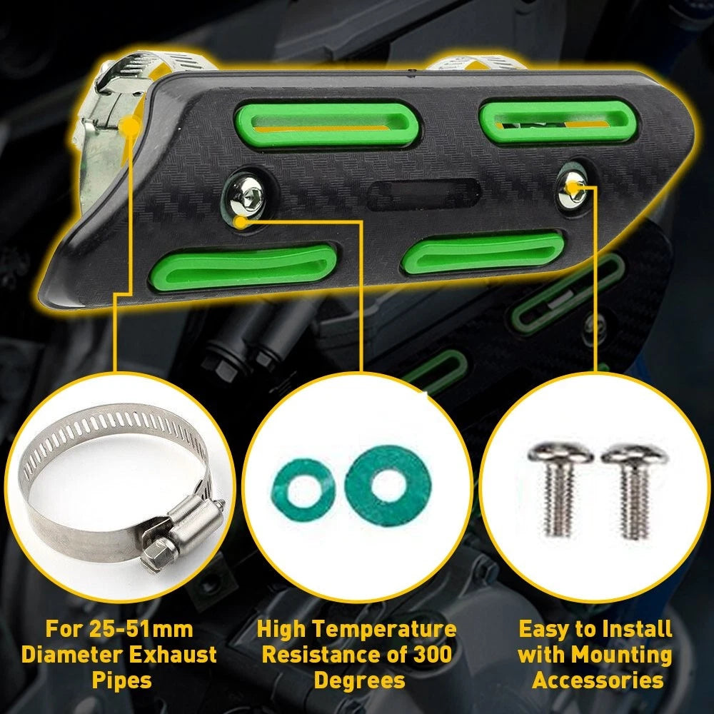 Pipe Heat Shield Protector Guard for Kawasaki KX250F KX450F (2006–2023)