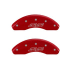 Red SS Caliper Covers Set of 4 for 2000–2005 Chevy Impala by MGP
