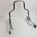 Chrome Short Sissy Bar Backrest for Harley-Davidson Softail Fat Bob (2018–2024)