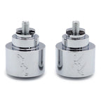 Chrome Bar Ends Hand Grip Handlebar End Caps for Honda CBR 600RR (2003–2013)