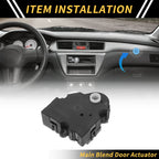 HVAC Air Door Actuator Heater Blend for Chevrolet Blazer (1992–1994) No.604103