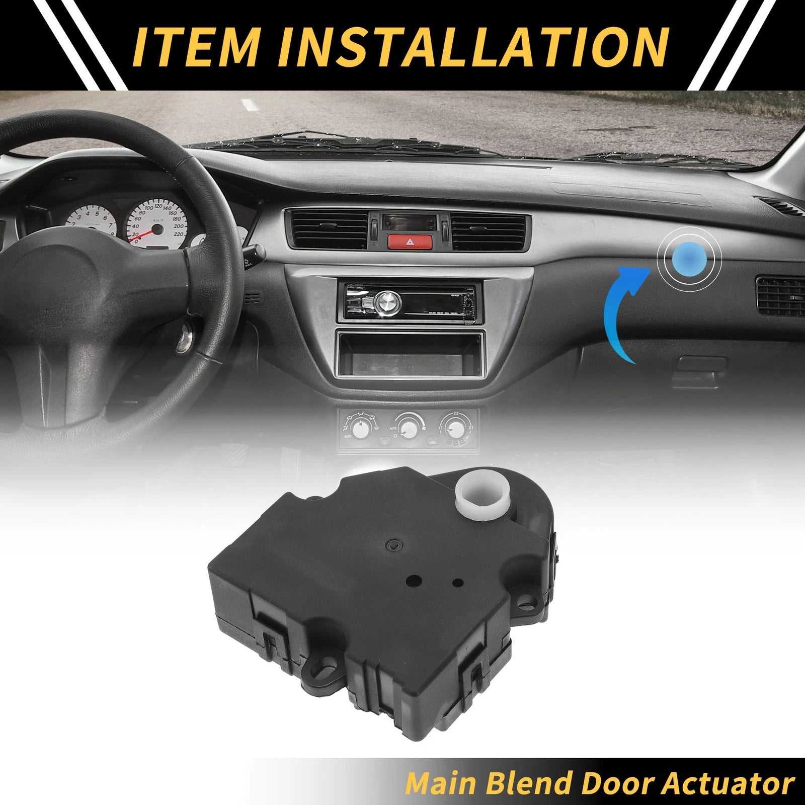 HVAC Air Door Actuator Heater Blend for Chevrolet Blazer (1992–1994) No.604103
