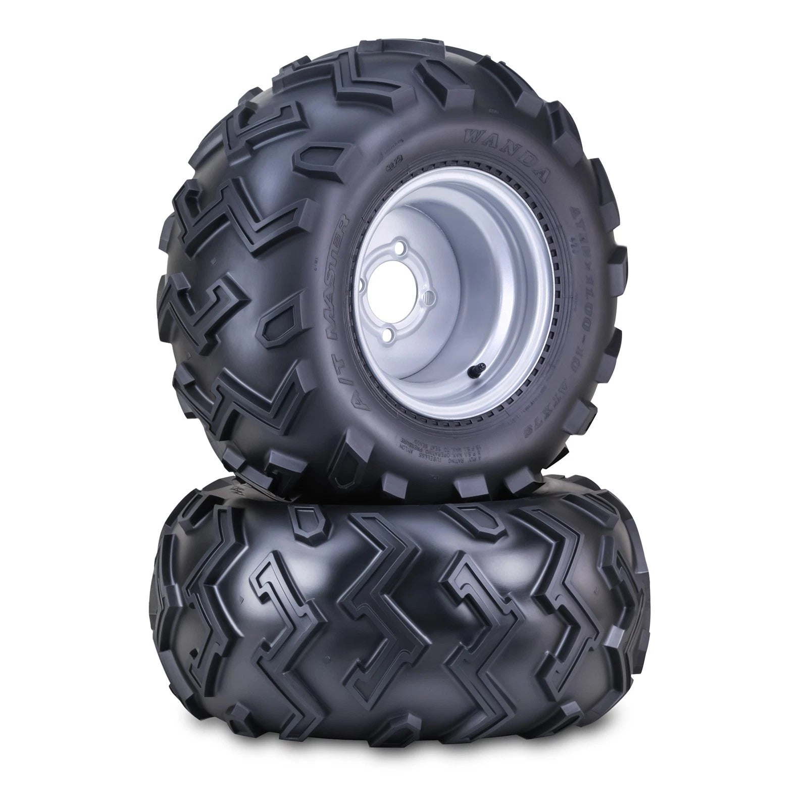 2 Wanda 22x11-10 ATV Tire Wheel Assembly for ATV (10285)