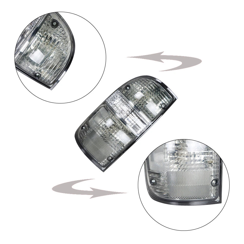 Taillights for Toyota Tacoma (2001–2004) Clear Lens LH+RH Pair