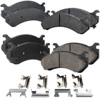 Set of 4 Brake Pads for Chevy Suburban Yukon Avalanche 2500 XL