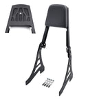 Black Backrest Sissy Bar with Leather Pad for Harley Davidson Sportster (883-1200)