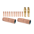 MIG Welding Gun Kit .035" Tip Nozzles for Tweco Mini (#1) 100L
