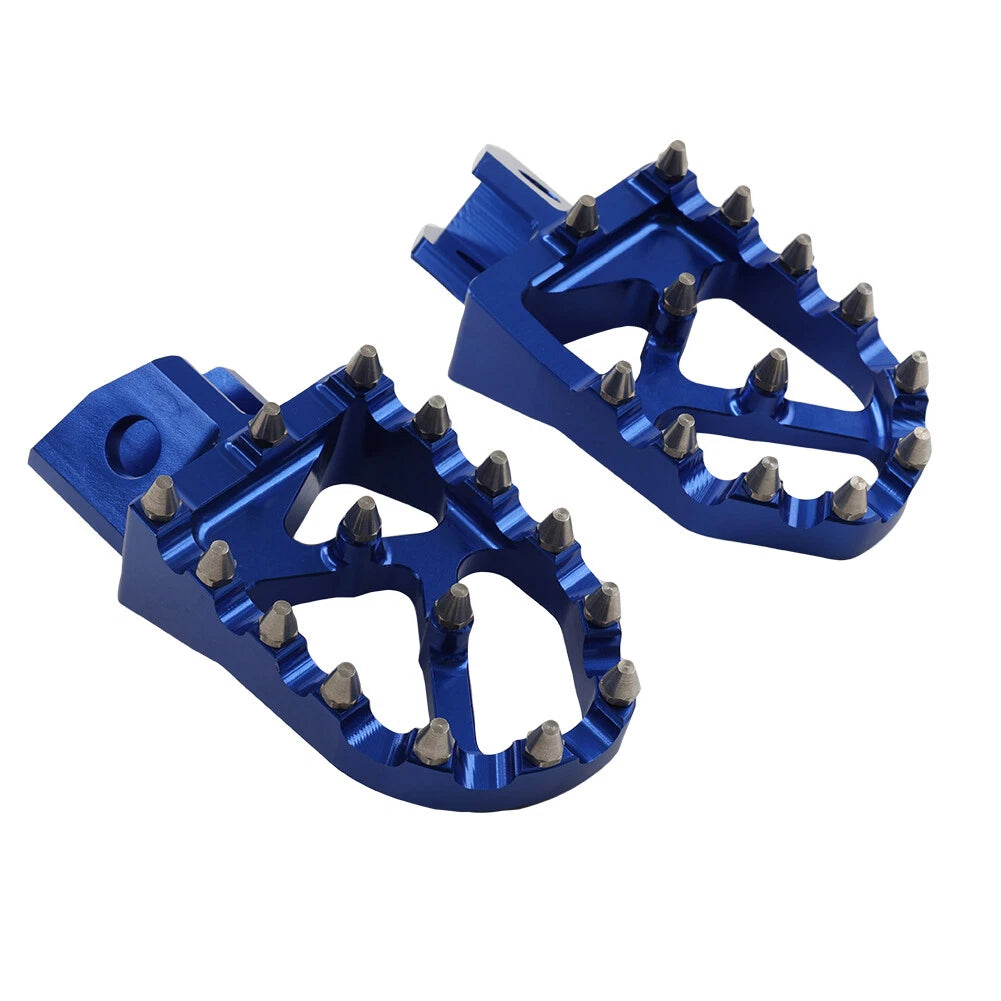 2X Footpegs for Yamaha YZ80 YZ125 YZ500 TTR90 TTR125 XT250 WR200 (1980–2023)