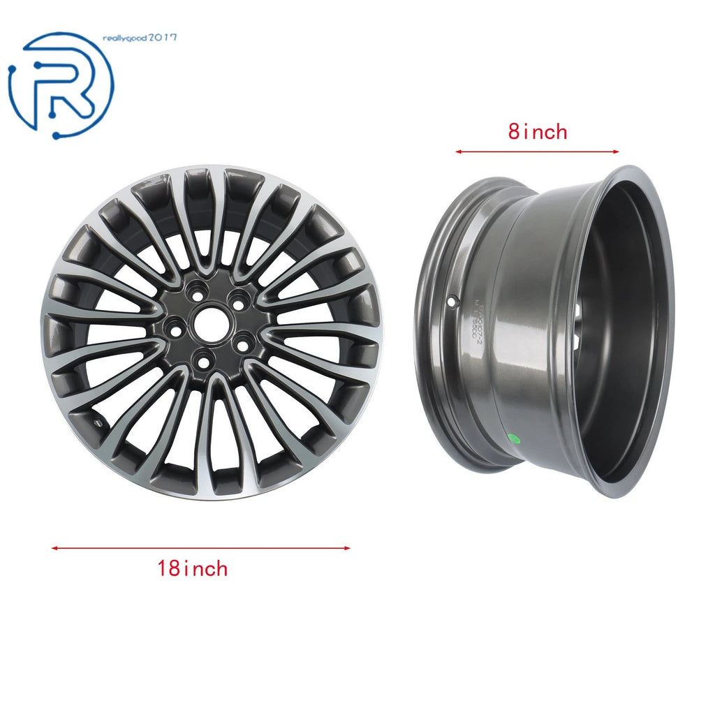 18" Machined Grey Wheel Rim for Ford Fusion (2017–2018) HS7C1007C1A