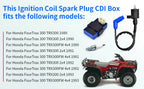 Ignition Coil CDI Spark Plug Cap for Honda FourTrax TRX300 (1990–1993)