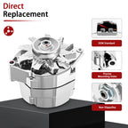 110Amp Chrome Alternator for Street Rod (ADR0335C)